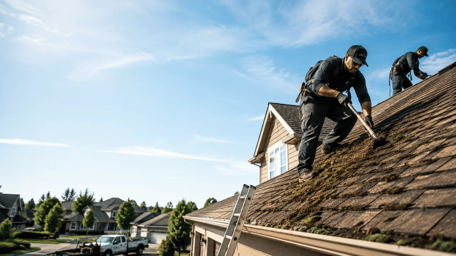 Roof Moss Removal in West Baldwin, ME near me